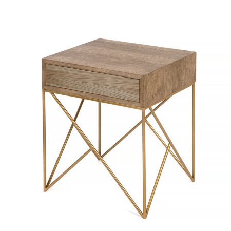 Тумба Prince box gold темный дуб