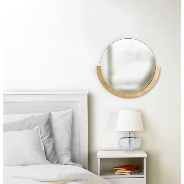 Зеркало настенное Umbra mira натуральное дерево — изображение 5