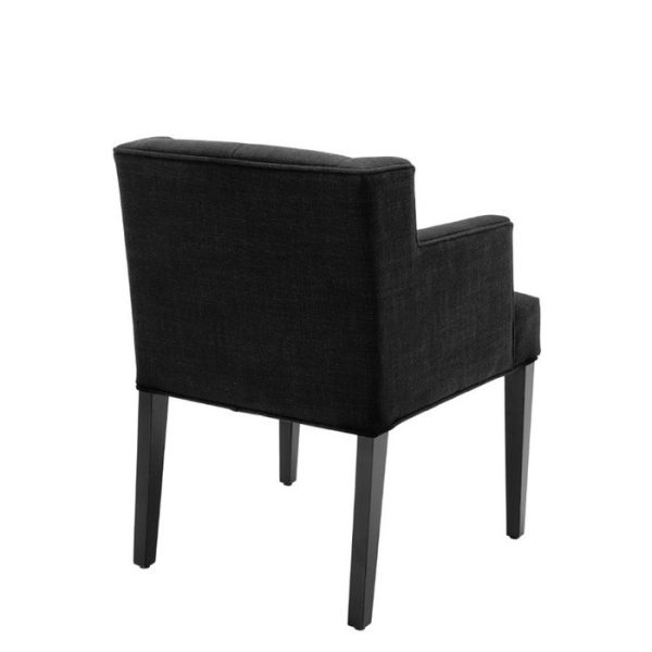 стул с мягкой обивкой  Chair Boca Raton черный — изображение 2