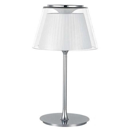 Настольная лампа DONOLUX с белым абажуром 