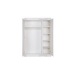 Шкаф-Гардероб  LOCK CABINET 3-DOOR WHITE PINE UNBRUSHED — изображение 3