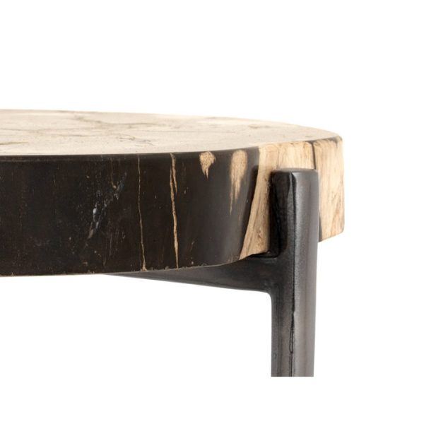 Приставной Журнальный столик  Wood на ножках из нержавеющей стали — изображение 5