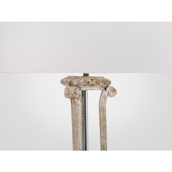 Лампа настольная в стиле прованс на резной ножке — изображение 2