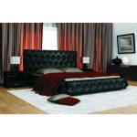 Кровать Letto GM 01 с обивкой из экокожи или велюра  200х200 см