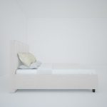 Кровать Royal Black 160х200 см Велюр Молочный — изображение 5