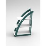 Стеллаж Парус К10 темно-бирюзовый — изображение 14