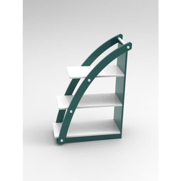 Стеллаж Парус К10 темно-бирюзовый — изображение 14