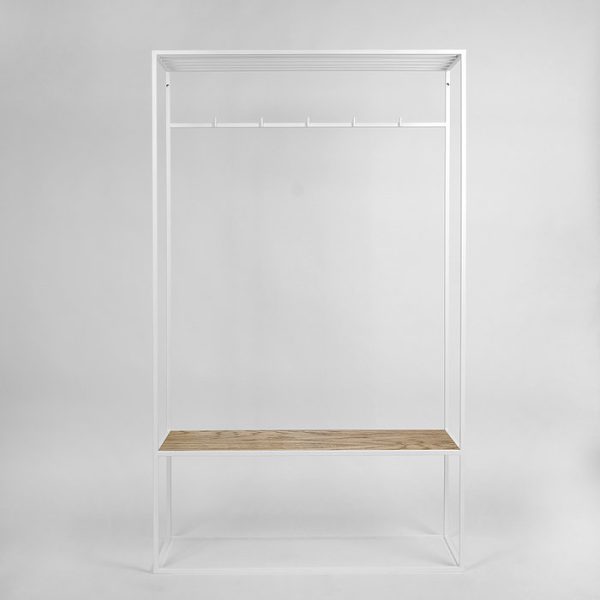 2707product_gallery_photo_4f1959da-d959-41a6-9297-f67b34cf10bb.jpg Вешалка в прихожую Hallra white темный дуб — изображение 1