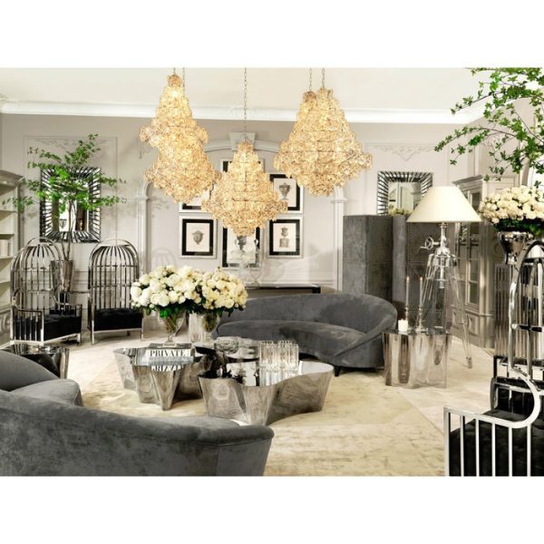 Диван  La Perla с вельветовой обивкой — изображение 6