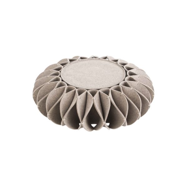 Низкий пуф GAN Ruff из 100% шерсти — изображение 6