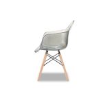 Стул-кресло с серым прозрачным сидением — изображение 2