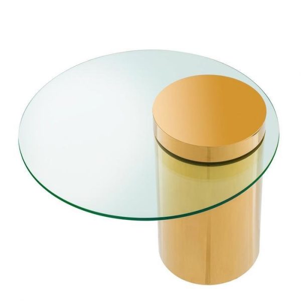 Журнальный столик  Equilibre из металла золотого цвета  — изображение 2