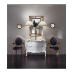 Настольная лампа Casali с абажуром из плотной белой ткани — изображение 2