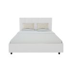 Кровать Royal Black 160х200 см Велюр Молочный