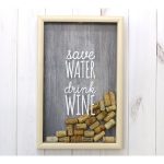 Копилка для винных пробок Save water and drink wine