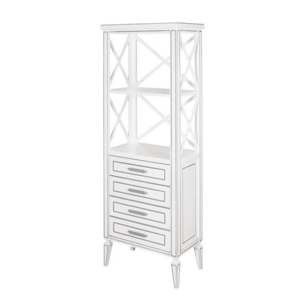 Этажерка Классика - 3 с четырьмя нижними выдвижными ящиками