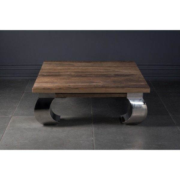 Столик кофейный  со столешницей из вяза — изображение 3