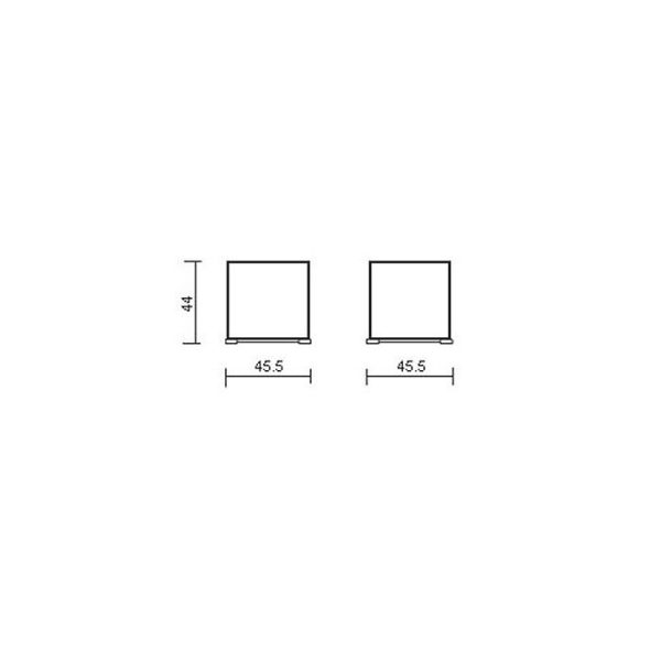 Пуф JNL на основании из нержавеющей стали 44x45.5 см — изображение 3