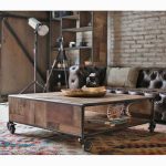 Стол кофейный d-Bodhi Pure  из массива тика 