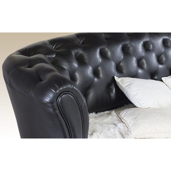 Кровать Letto GM 05 с обивкой из экокожи или велюра 140х200 см — изображение 5