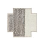 Ковер GAN Plait белый 160х160 см