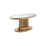 Кофейный столик Barnes с зеркальной столешницей