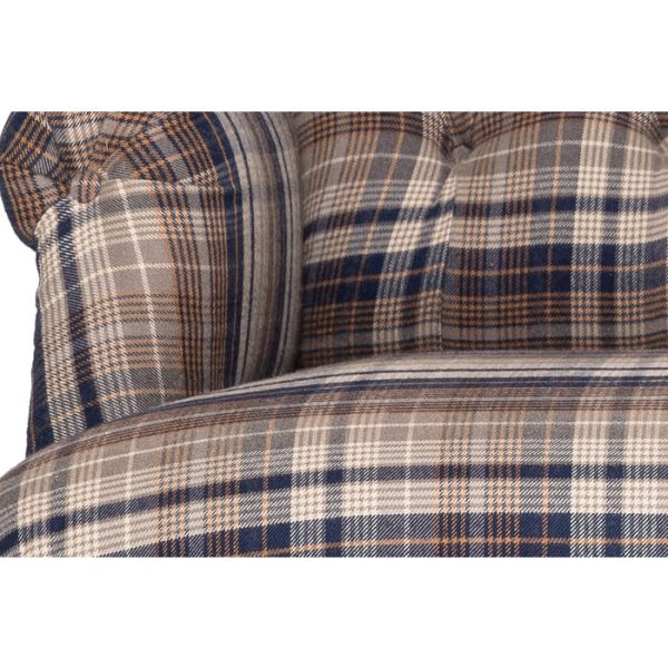 диван 2-х местный из дерева и ткани — изображение 3