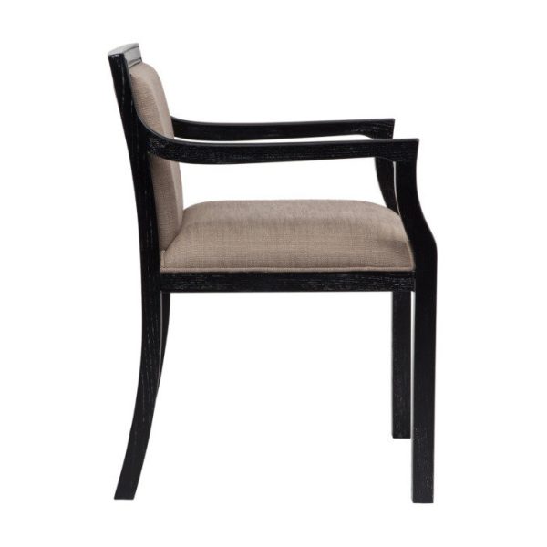 стул с мягкой обивкой и подлокотниками   — изображение 3