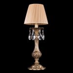 Настольная лампа Bohemia Ivele с бежевым абажуром