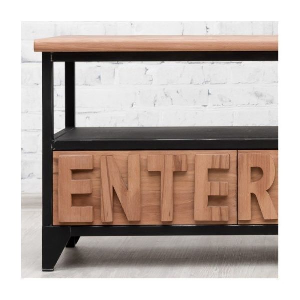 ТВ тумба в индустриальном стиле Entertainment  — изображение 6