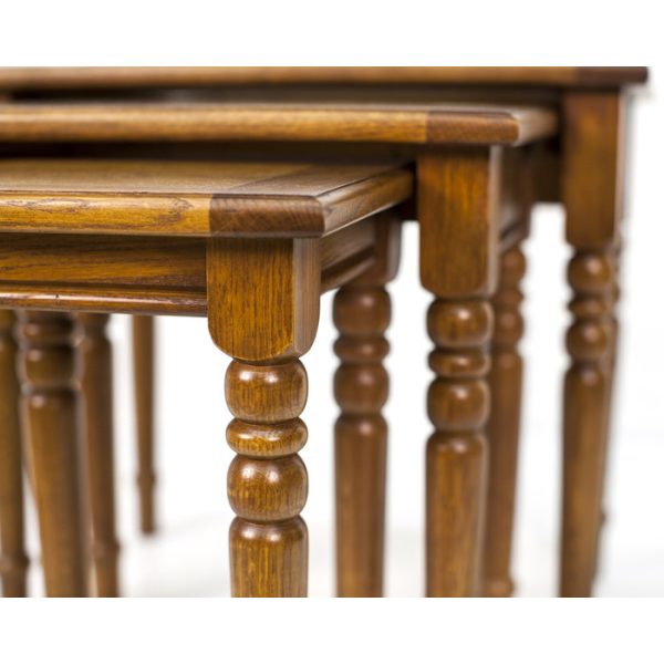 Журнальный столик тройной Еcolife Еurope из массива дуба — изображение 3