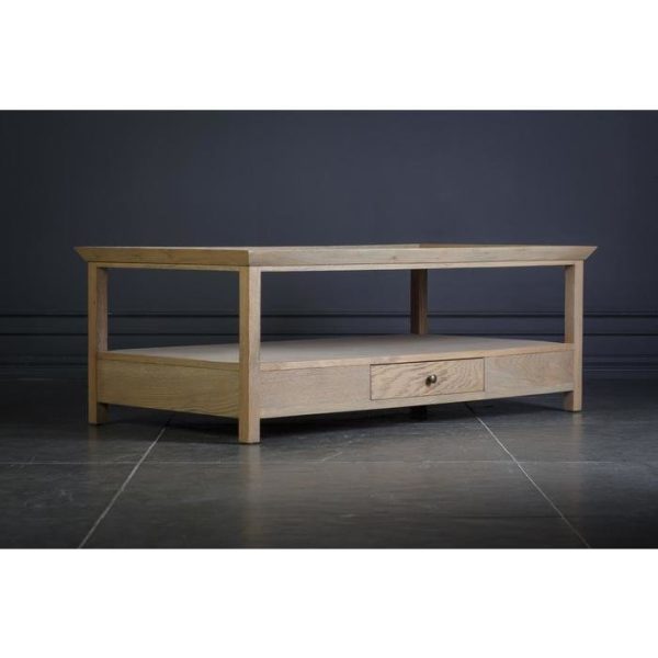 Столик журнальный с ящиком из массива дуба — изображение 5