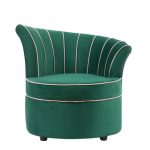 Кресло Shell зеленый велюр