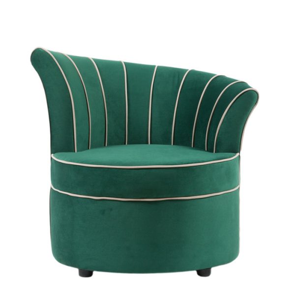 Кресло Shell зеленый велюр — изображение 1