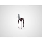 Консольный столик из массива дерева махагони с отделением для мелочей   — изображение 3