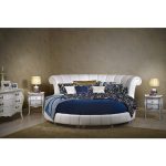 Кровать Letto Rotondo GM 01 с обивкой из экокожи или велюра 220 см