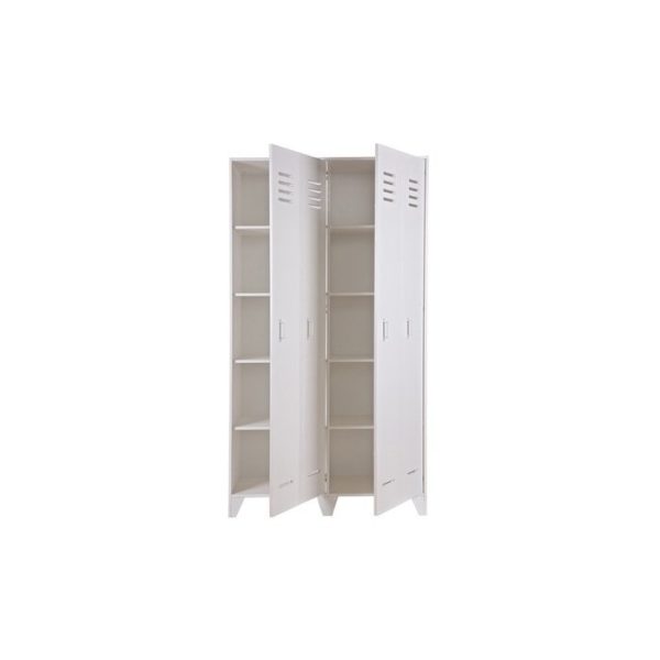 Шкаф  STIJN 2 DR LOCKERCABINET WHITE — изображение 4