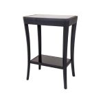 Консоль  Hyde из массива дерева со стеклянной столешницей