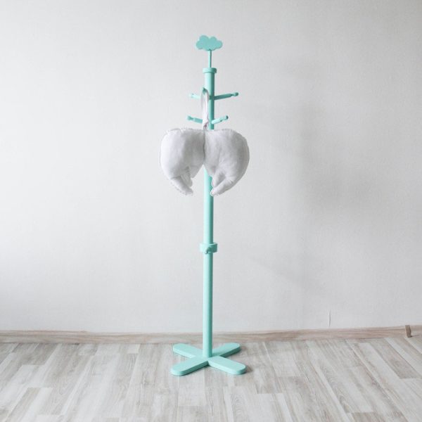 Детская вешалка на ножке бирюзовая — изображение 6