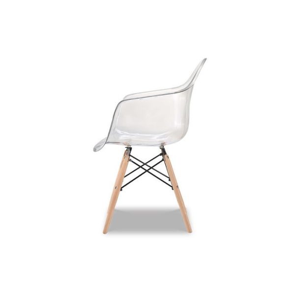 Стул-кресло с прозрачным сидением — изображение 2