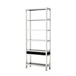 Стеллаж  Montreal из стекла и стали