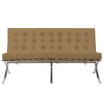 Диван Barcelona Двухместный Ореховая Кожа Класса Премиум