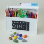 Карандашница большая с ручкой и меловой вставкой — изображение 3