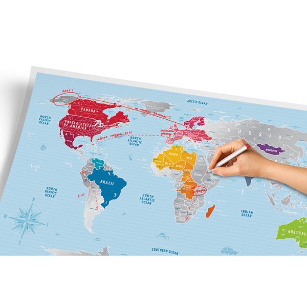 Карта travel map silver world — изображение 24
