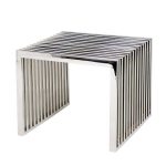 Журнальный столик  Side Table Carlisle из полированной нержавеющей стали