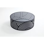 Журнальный столик ЗЕБРА из стали и закаленного стекла