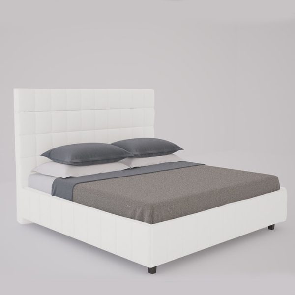 Кровать Shining Modern с мягким изголовьем и прочным деревянным каркасом 140х200 см — изображение 4