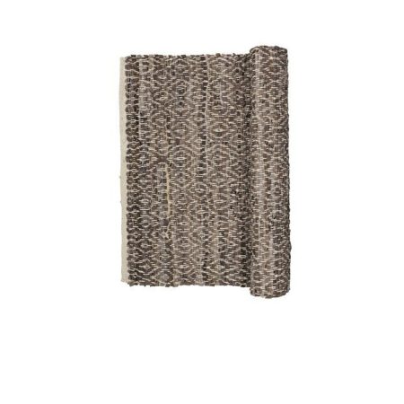 Ковёр Broste KAMMA из кожи и хлопка 90х60 см