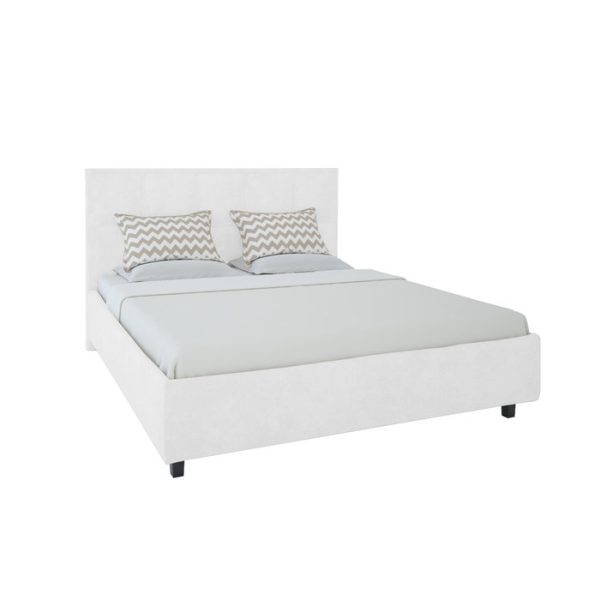 Кровать Royal Black 160х200 см Велюр Молочный — изображение 2