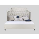 Кровать с каретной стяжкой и капитонами 200х180 см